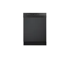 MIDEA Midea (NIB) 24-in Front Control Built-in Dishwasher (Black) ENERGY STAR, 52-Decibel Standard Sound Level Model# MDF24P1BBB