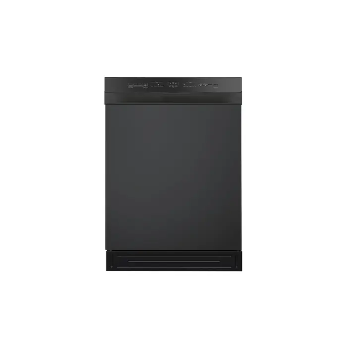 MIDEA Midea (NIB) 24-in Front Control Built-in Dishwasher (Black) ENERGY STAR, 52-Decibel Standard Sound Level Model# MDF24P1BBB