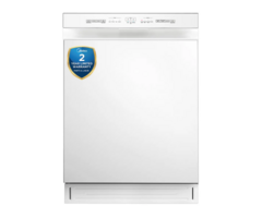 MIDEA (NIB) 24" Front Control Dishwasher, 52 dBA, Hybrid Tub  Model#MDF24P1BWW
