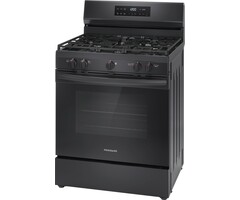 Frigidiare Frigidaire  30-in 5 burners 5.1-cu ft Freestanding Natural Gas Range ( Black ) Model# FCRG3062AB
