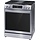 Frigidaire Gallery 30-in 5 burners 6-cu ft Air Fry Convection Oven Slide-In Natural Gas Range ( Fingerprint Resistant Stainless Steel )   Model# GCFG3060BF
