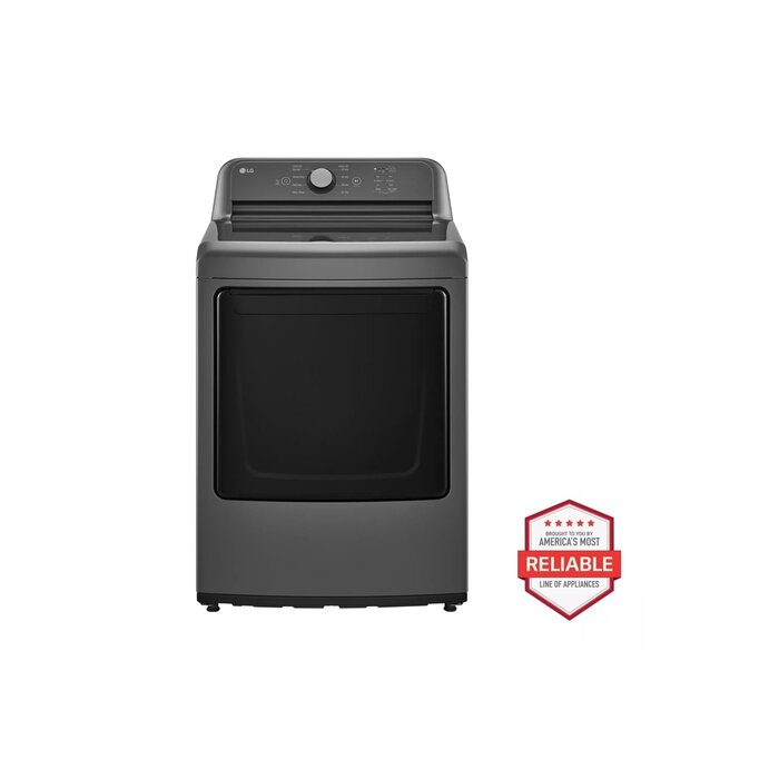 LG LG 7.3 cu. ft.  Vented Gas Dryer (Monochrome Gray) Energy Star Model# DLG6101M