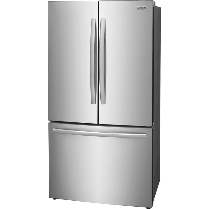 FRIGIDAIRE GALLERY FRIGIDAIRE GALLERY (CL) Counter-depth 22.6-cu ft French Door Refrigerator with Dual Ice Maker, Water and Ice Dispenser (Fingerprint Resistant Stainless Steel) ENERGY STAR Model# GRFG2353AF