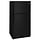 Whirlpool 20.5-cu ft Top-Freezer Refrigerator (Black) MODEL# WRT311FZDB