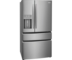 FRIGIDAIRE GALLERY FRIGIDAIRE Gallery (CL)  Standard-Depth 26.3-cu ft 4 -Door French Door Refrigerator with Ice Maker with Water and Ice Dispenser ( Fingerprint Resistant Stainless Steel ) ENERGY STAR  MODEL# GRMS2773AF