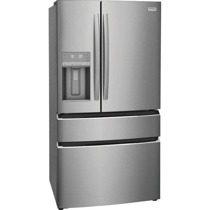 FRIGIDAIRE GALLERY FRIGIDAIRE Gallery (CL) Standard-Depth 26.3-cu ft 4 -Door French Door Refrigerator with Ice Maker with Water and Ice Dispenser ( Fingerprint Resistant Stainless Steel ) ENERGY STAR MODEL# GRMS2773AF