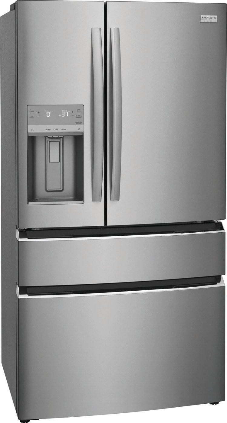 FRIGIDAIRE GALLERY FRIGIDAIRE Gallery (CL) Standard-Depth 26.3-cu ft 4 -Door French Door Refrigerator with Ice Maker with Water and Ice Dispenser ( Fingerprint Resistant Stainless Steel ) ENERGY STAR MODEL# GRMS2773AF