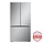 LG Counter-Depth 26.5-cu ft 3 -Door Smart Compatible French Door Refrigerator with Ice Maker with Water Dispenser ( PrintProof Stainless Steel ) ENERGY STAR Certified Model# LRFLC2716S