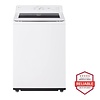 LG LG 4.8 cu.ft. Agitator Smart Compatible Large Top-Load Washer ( Alpine White ) ENERGY STAR Model# WT8205CW