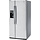 GE 23-cu ft Standard-Depth 33-in Wide Side-by-Side Refrigerator with Ice Maker ,Water and Ice Dispenser ( Fingerprint Resistant Stainless Steel ) Model# GSS23GYPFS