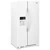 Whirlpool Whirlpool In-Door Can Caddy 21.4-cu ft Side-by-Side Refrigerator with Ice Maker, Water and Ice Dispenser (White) MODEL# WRS321SDHW