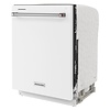 KITCHENAID KitchenAid 24 in. White Top Control Built-In Tall Tub Dishwasher with Stainless Steel TubThird Level Rack, 39 DBA Model# KDTE204KWH