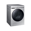 SAMSUNG SAMSUNG  Bespoke 5.3-cu ft High Efficiency Stackable Steam Cycle Smart Front-Load Washer (Silver Steel) ENERGY STAR  MODEL# WF53BB8700AT