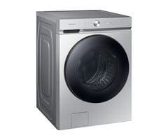 SAMSUNG SAMSUNG  Bespoke 5.3-cu ft High Efficiency Stackable Steam Cycle Smart Front-Load Washer (Silver Steel) ENERGY STAR  MODEL# WF53BB8700AT