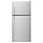 Whirlpool (C) 18.2-cu ft Standard-Depth 30-in Wide Top-Freezer Refrigerator ( Monochromatic Stainless Steel ) Model# WRT318FZDM