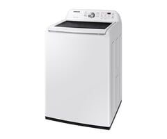 SAMSUNG Samsung 4.5-cu ft Impeller Top-Load Washer (White) MODEL# WA45T3200AW