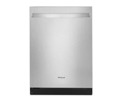 Whirlpool WHIRLPOOL Eco Series 24-in Top Control Built-In Dishwasher With Third Rack (Fingerprint Resistant Stainless Steel), 51-dBA Standard Sound Level  MODEL# WDT730HAMZ