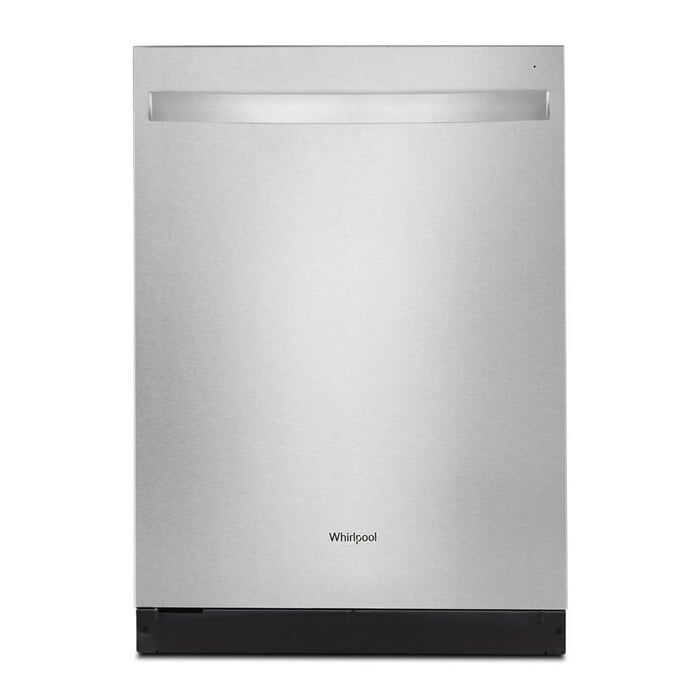 Whirlpool WHIRLPOOL Eco Series 24-in Top Control Built-In Dishwasher With Third Rack (Fingerprint Resistant Stainless Steel), 51-dBA Standard Sound Level  MODEL# WDT730HAMZ
