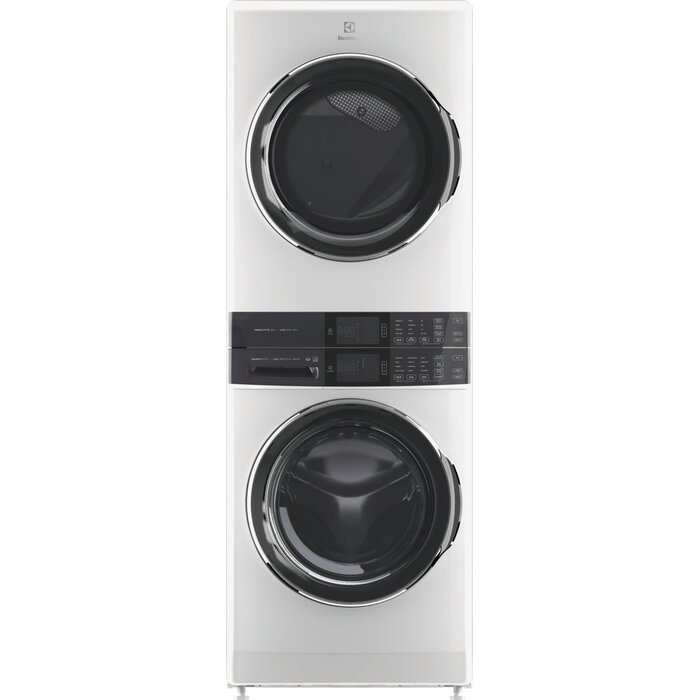 ELECTROLUX Electrolux SmartBoost Premix Stacked Laundry Center with 4.5-cu ft Front Load Washer and Gas 8-cu ft Dryer (ENERGY STAR) MODEL# ELTG7600AW