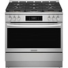 Frigidaire Gallery FRIGIDAIRE Gallery 36-in 6 Burners 4.6-cu ft Self & Steam Cleaning Air Fry Convection Oven Slide-in Natural Gas Range (Fingerprint Resistant Stainless Steel) MODEL# GCFG3661AF