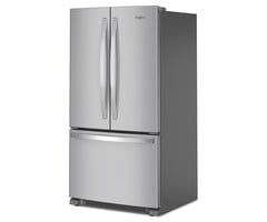 Whirlpool Whirlpool Standard-Depth 25.2-cu ft 3 -Door French Door Refrigerator with Water Dispenser ( Stainless Steel ) ENERGY STAR Certified Model# WRFF3236RZ