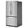 Whirlpool Standard-Depth 25.2-cu ft 3 -Door French Door Refrigerator with Water Dispenser ( Stainless Steel ) ENERGY STAR Certified Model# WRFF3236RZ