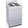 Premier 24-in 4 burners 2.9-cu ft Freestanding Natural Gas Range ( White )  Model# SCK100OP