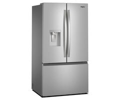 Whirlpool Whirlpool 29.58-cu ft 3 -Door French Door Refrigerator with Dual Ice Maker with Water and Ice Dispenser ( Fingerprint Resistant Stainless Finish ) ENERGY STAR Certified Model# WRFF3736SZ