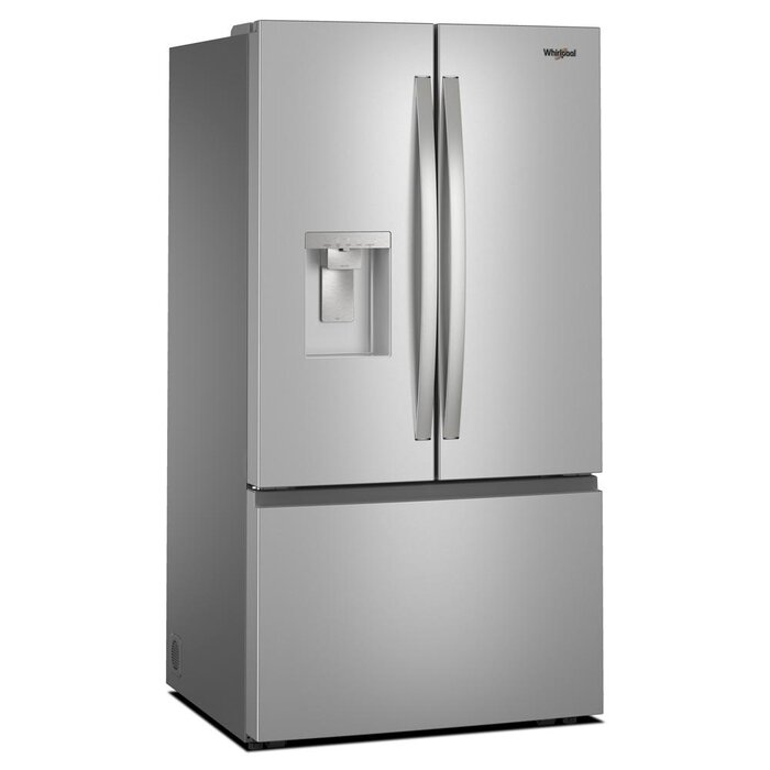 Whirlpool Whirlpool 29.58-cu ft 3 -Door French Door Refrigerator with Dual Ice Maker with Water and Ice Dispenser ( Fingerprint Resistant Stainless Finish ) ENERGY STAR Certified Model# WRFF3736SZ