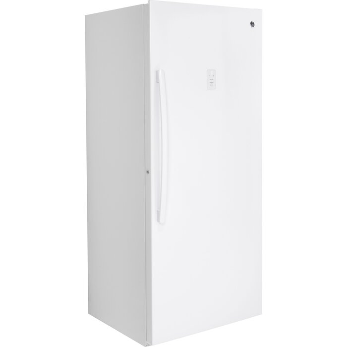 GE GE 21.3-cu ft Garage Ready Frost-free Upright Freezer ( White )  Model# FUF21SMRWW