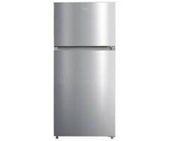 MIDEA Midea Fingerprint Resistant 14.2-cu ft Counter-Depth 28-in Wide Top-Freezer Refrigerator ( Stainless Steel ) Garage Ready ENERGY STAR Certified   Model# MRT14D2BST
