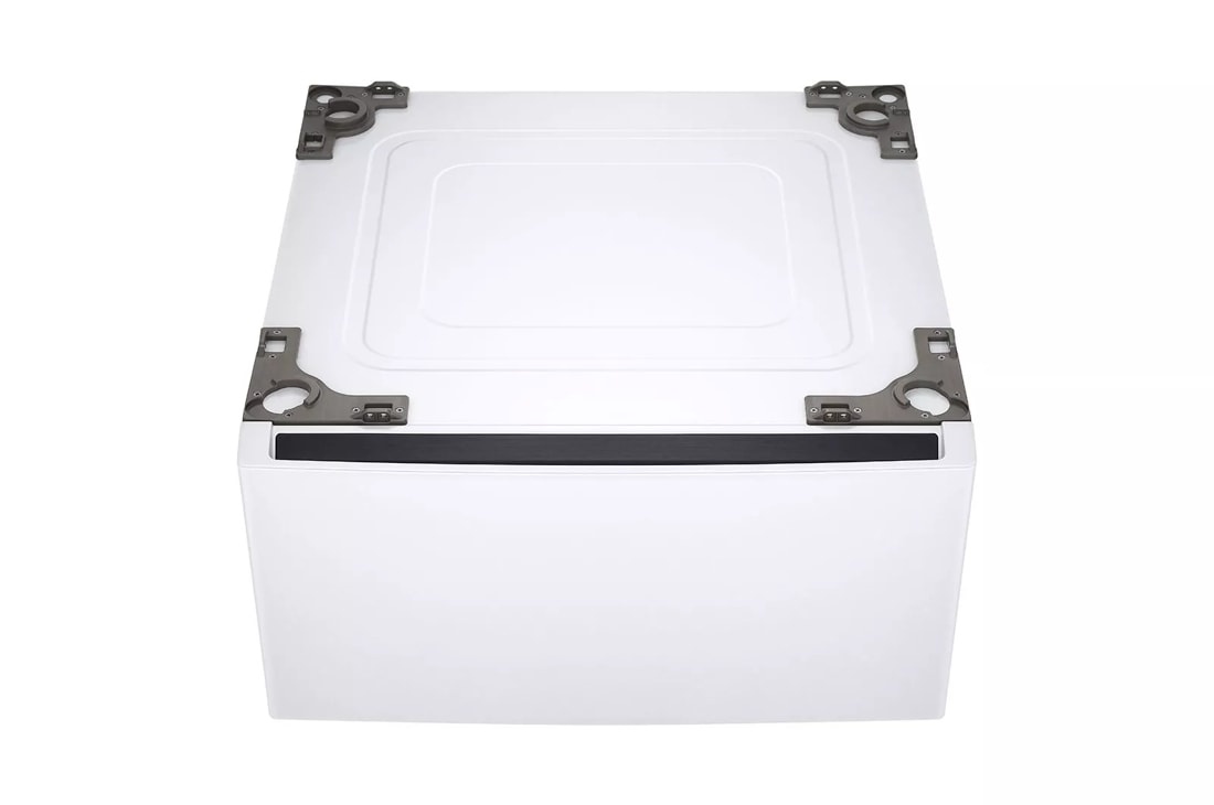 LG LG (PED) 7.4-cu ft Stackable Vented Gas Dryer With Drawer Pedestal (White) Energy Star MODEL# DLG3401W