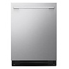 LG LG 24-in Top Control Built-in Dishwasher (PrintProof Stainless Steel) With Third Rack, 1-hour Wash Dry and QuadWash Pro , 46-Decibel Model# LDNTM545S