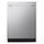 LG 24-in Top Control Built-in Dishwasher (PrintProof Stainless Steel) With Third Rack, 1-hour Wash Dry and QuadWash Pro , 46-Decibel Model# LDNTM545S