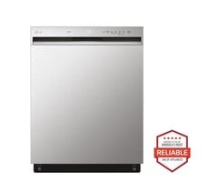 LG LG 24-in Front Control Built-in Dishwasher (Stainless Steel) ,QuadWash , 50-Decibel Model# LDFN3432T