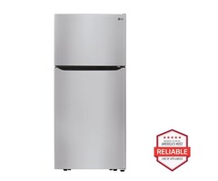 LG LG 20.2-cu ft Top-Freezer Refrigerator (Stainless Steel) ENERGY STAR  MODEL# LTCS20020S