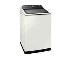 SAMSUNG SAMSUNG  5.5-cu ft High Efficiency Impeller Smart Top-Load Washer (Ivory) ENERGY STAR  MODEL# WA55CG7500AE