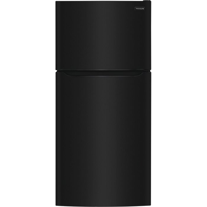FRIGIDAIRE FRIGIDAIRE (NIB) 18.3-cu ft Top-Freezer Refrigerator (Black) Garage Ready MODEL# FFTR1835VB
