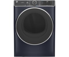 GE GE (NIB) 7.8 cu.- ft. Stackable Steam Cycle Vented Gas Dryer (Sapphire Blue) MODEL#GFD85GSPNRS
