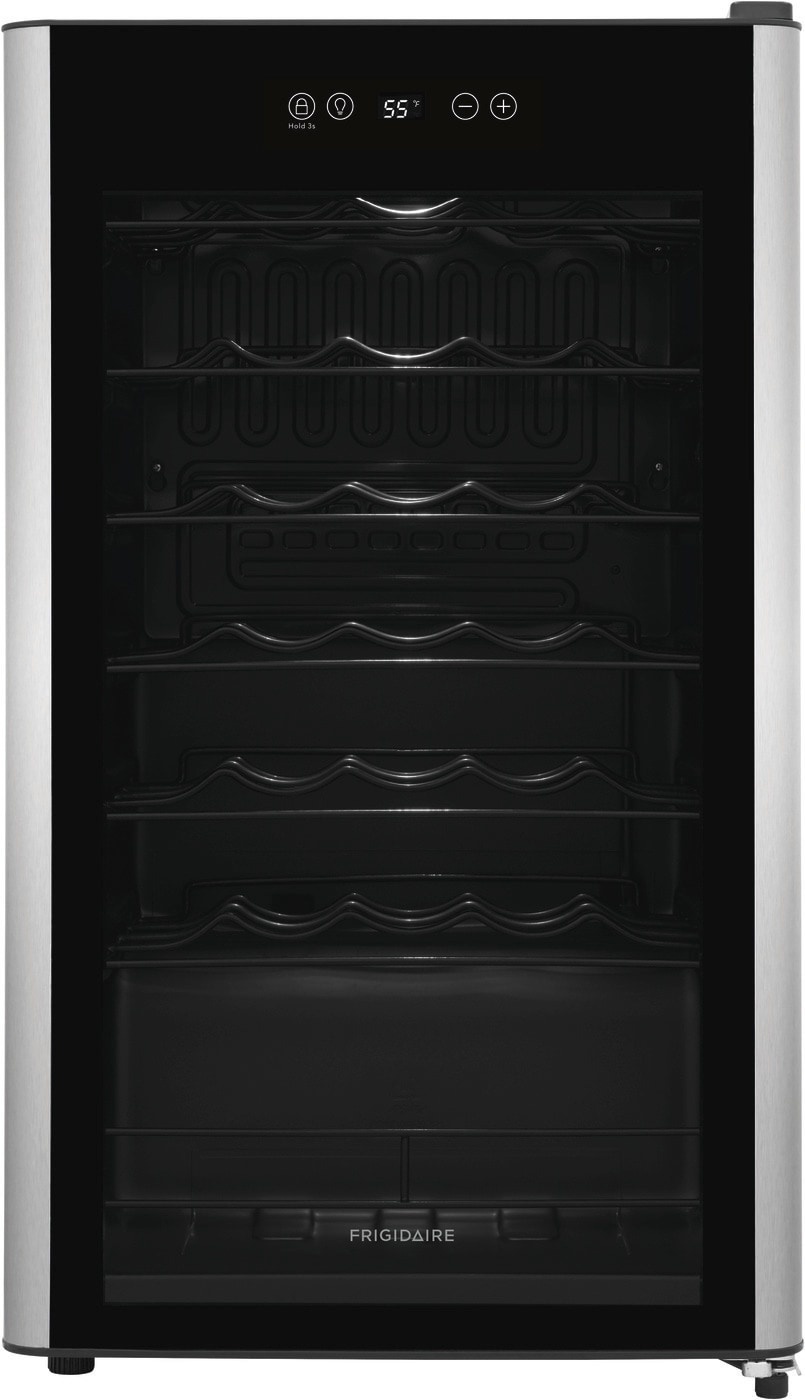 FRIGIDAIRE FRIGIDAIRE  19.3-in W 34-Bottles Black Freestanding Indoor Wine Cooler  MODEL# FRWW3433AV