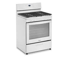 Whirlpool Whirlpool 30-in 4 burners 5.1-cu ft Freestanding Natural Gas Range (White) MODEL# WFG320M0MW