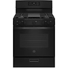 GE GE 30-in 5 Burners 5-cu ft Freestanding Natural Gas Range (Black) MODEL# JGBS66DEKBB