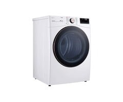 LG LG TrueSteam Smart Wi-Fi enabled 7.4-cu ft Stackable Steam Cycle Vented Smart Gas Dryer (White) ENERGY STAR  MODEL# DLGX4001W