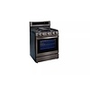 LG LG InstaView 30-in 5 burners 5.8-cu ft Air Fry Convection Oven Freestanding Natural Gas Range ( Printproof Black Stainless Steel ) Model# LRGL5825D