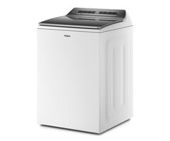 Whirlpool WHIRLPOOL Smart Capable w/Load and Go 5.3-cu ft High Efficiency Impeller and Agitator Smart Top-Load Washer (White) ENERGY STAR  MODEL# WTW8127LW