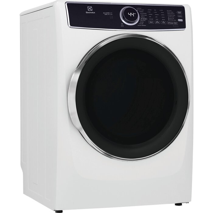 ELECTROLUX ELECTROLUX  8-cu ft Stackable Steam Cycle Electric Dryer (White) ENERGY STAR  MODEL# ELFE7637AW