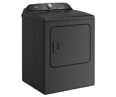 Whirlpool WHIRLPOOL 7-cu ft Steam Cycle Electric Dryer (Volcano Black) Model# WED6150PB