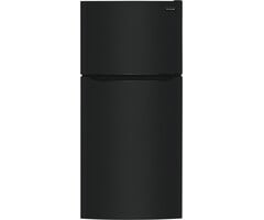 Frigidiare FRIGIDAIRE 18.3-cu ft Top-Freezer Refrigerator (Black) Garage Ready  MODEL# FFTR1814WB