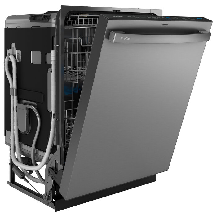 GE GE Profile UltraFresh Top Control 24-in Smart Built-In Dishwasher With Third Rack (Fingerprint-resistant Stainless Steel) ENERGY STAR, 42-dBA MODEL# PDT755SYVFS