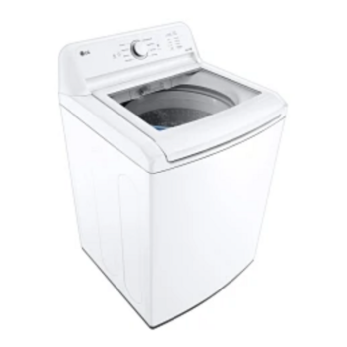 LG LG 4.1-cu ft Agitator Top-Load Washer (White) MODEL# WT6105CW